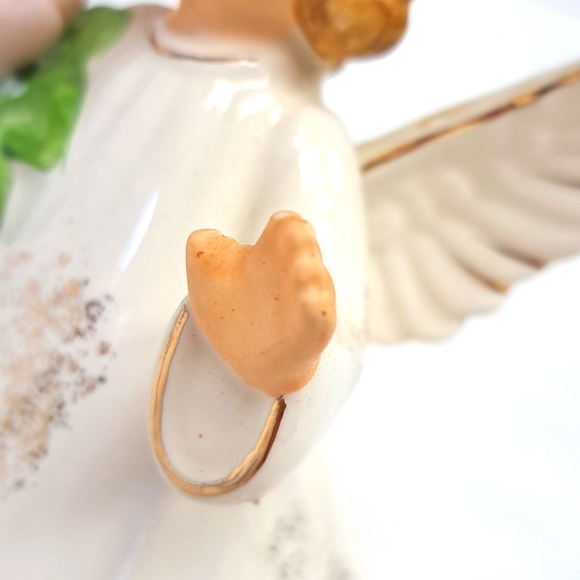 Vintage Sankyo Japan AUGUST  Birthday Angel on wind up music stand playing HBD - Picture 6 of 13